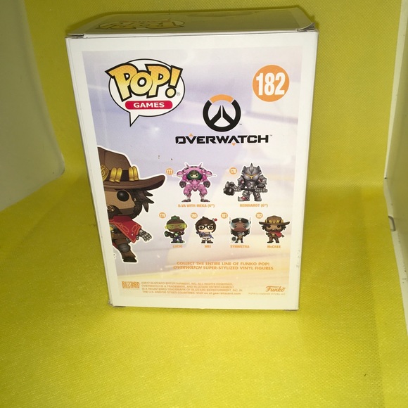 Funko Pop! (3)McCREE/#182 MEI/#180 &SYMMETRA/#179 Overwatch Vinyl Action…